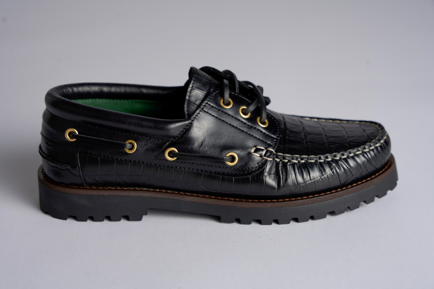 The Deck Shoe Black