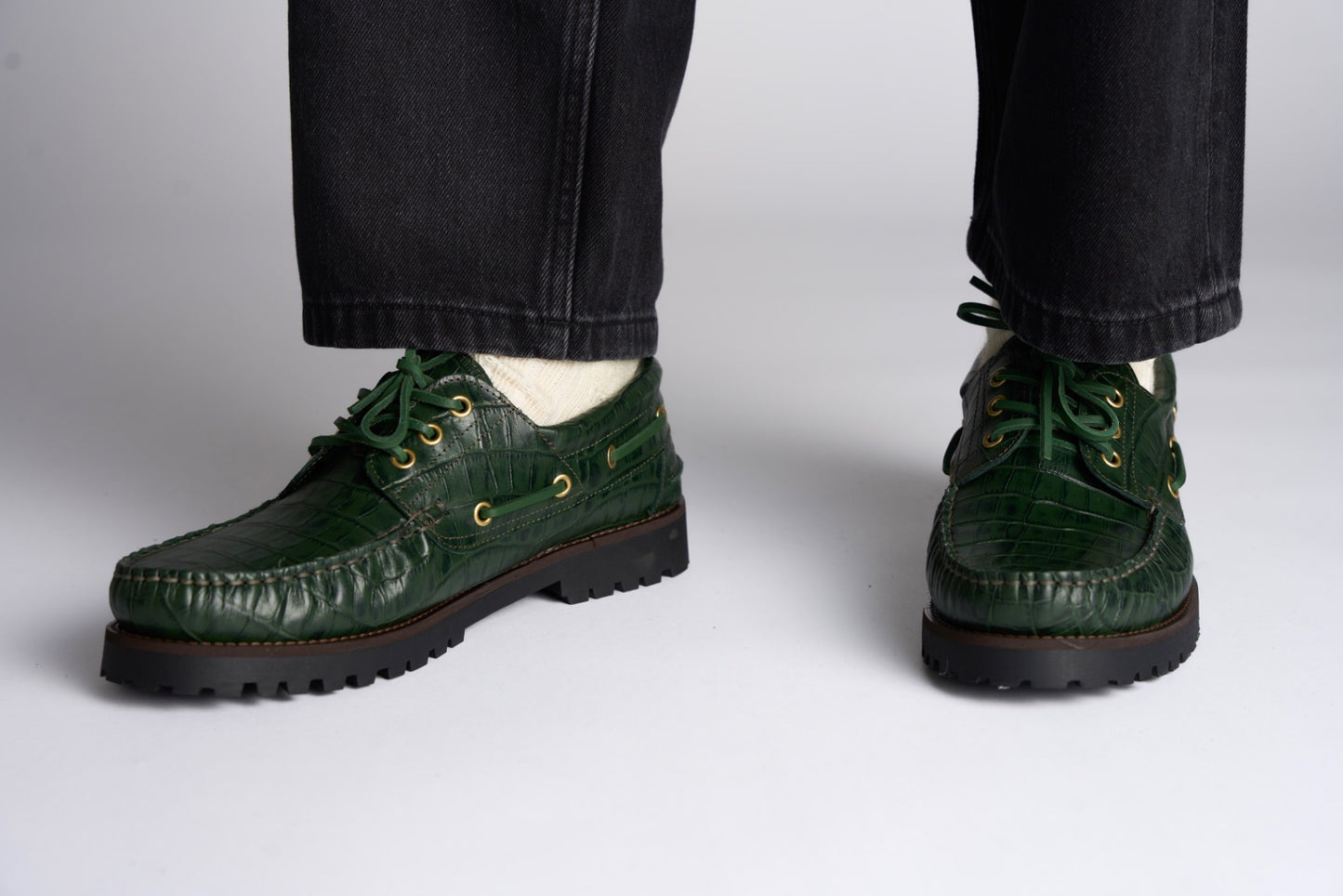 The Deck Shoe Green