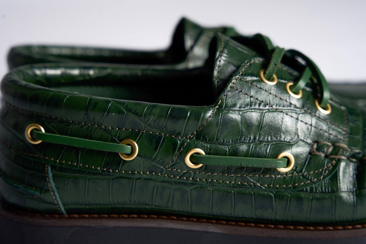 The Deck Shoe Green