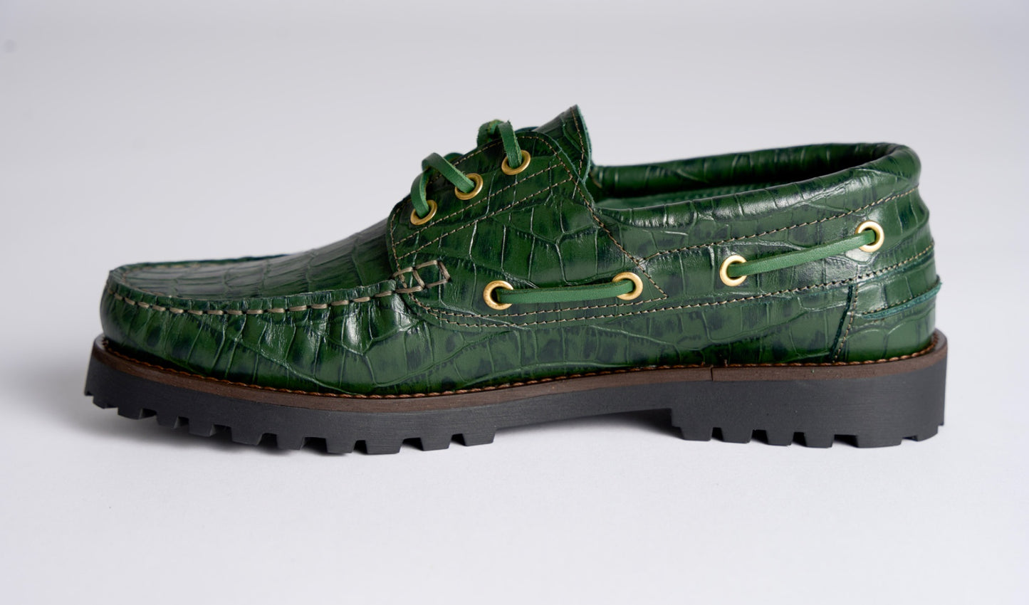 The Deck Shoe Green