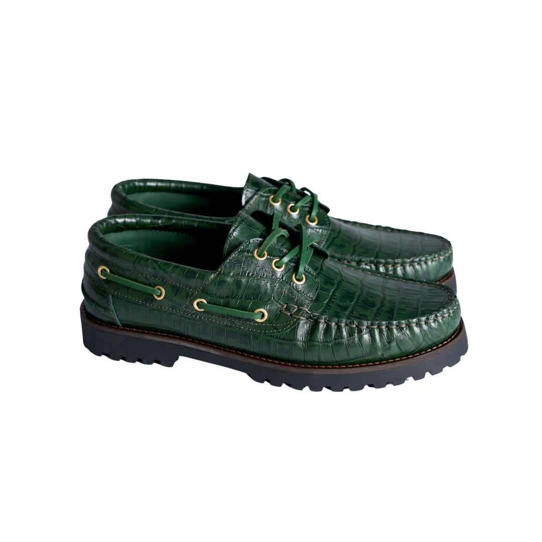 The Deck Shoe Green LUGS