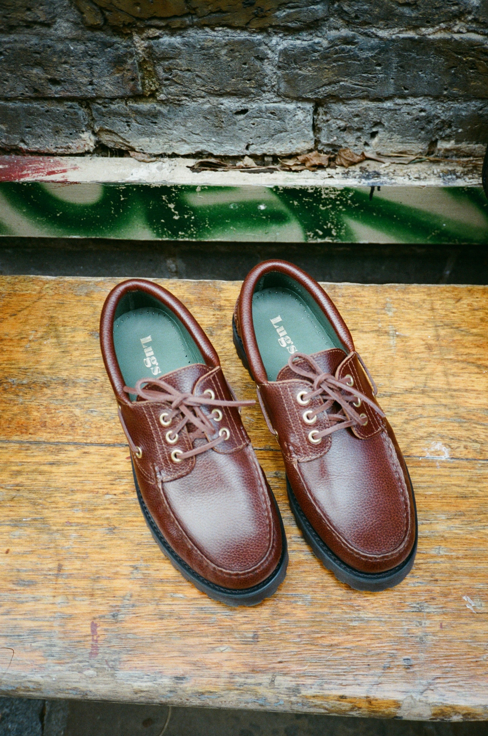 LUGS ラグス デッキシューズ 42 グリーン