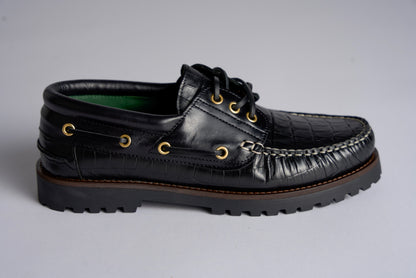 The Deck Shoe Black