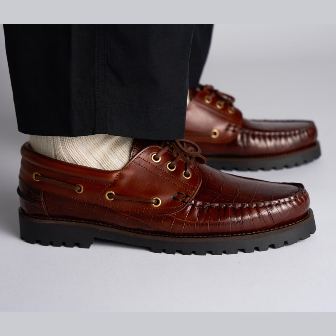 The Deck Shoe Brown LUGS