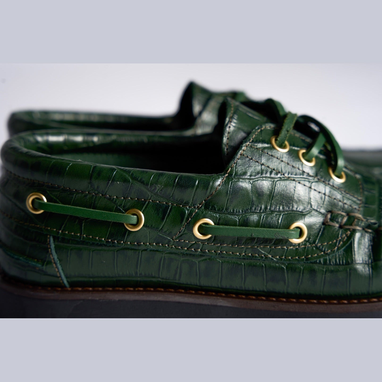 The Deck Shoe Green LUGS