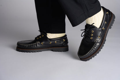 The Deck Shoe Black