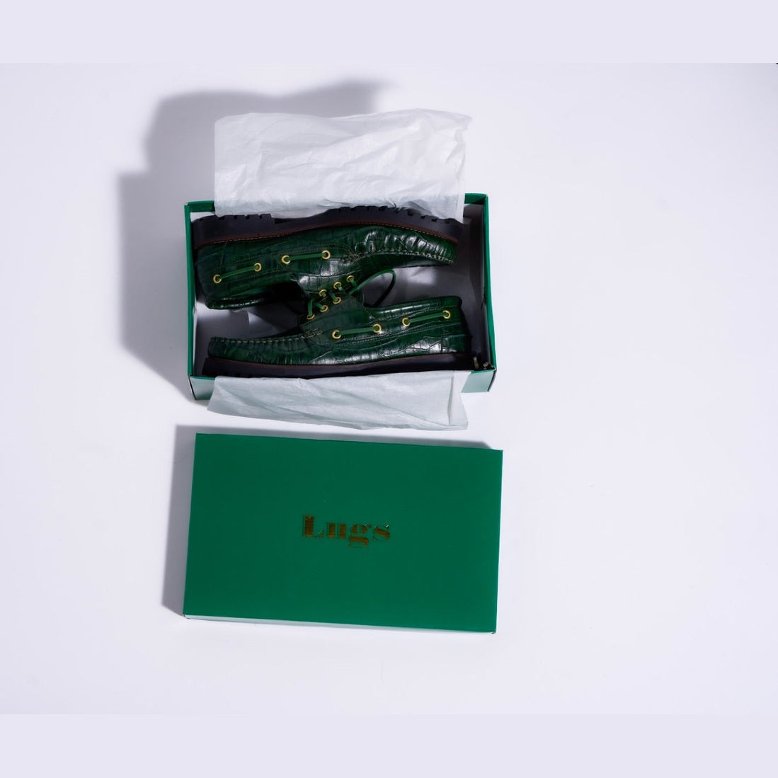 The Deck Shoe Green LUGS