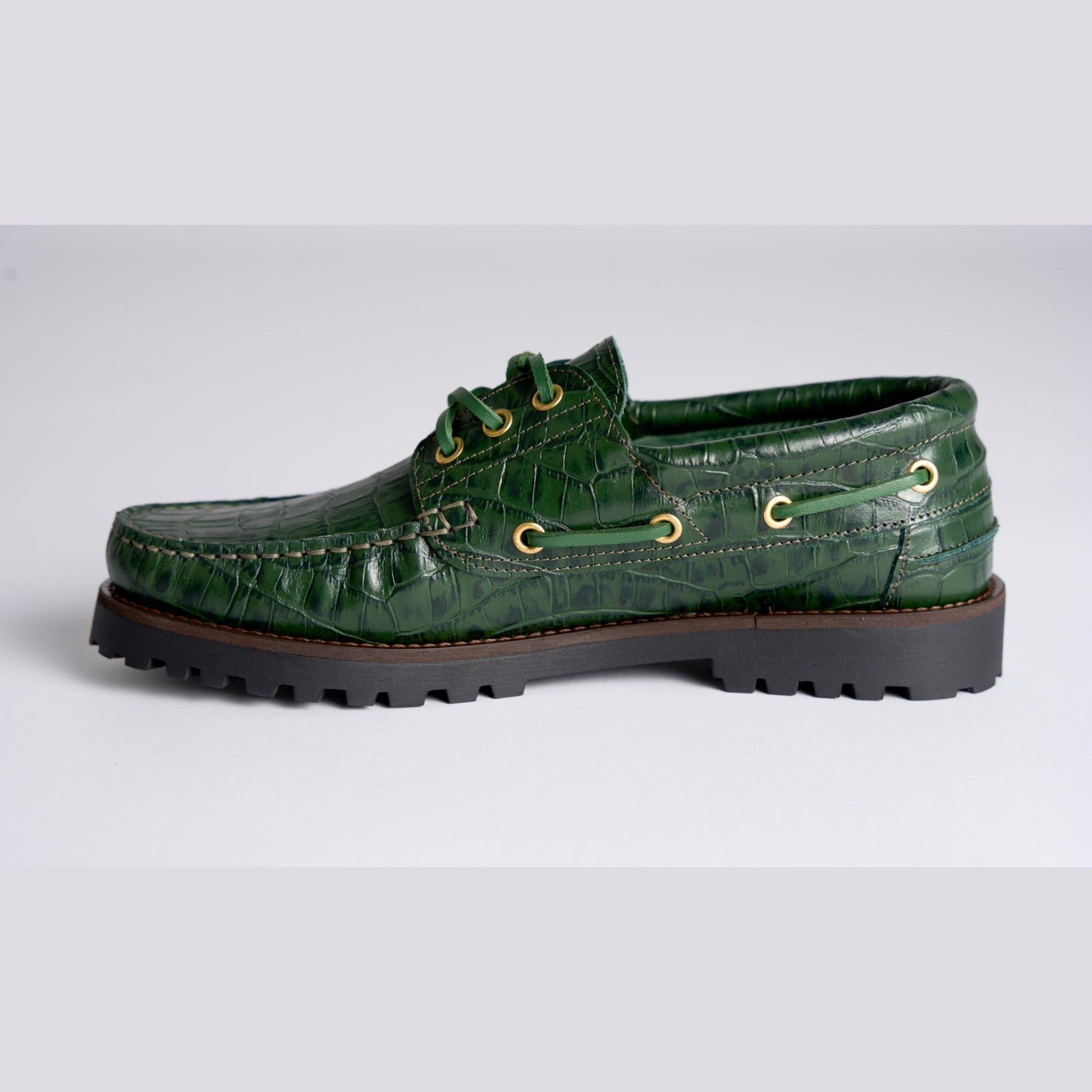 The Deck Shoe Green LUGS
