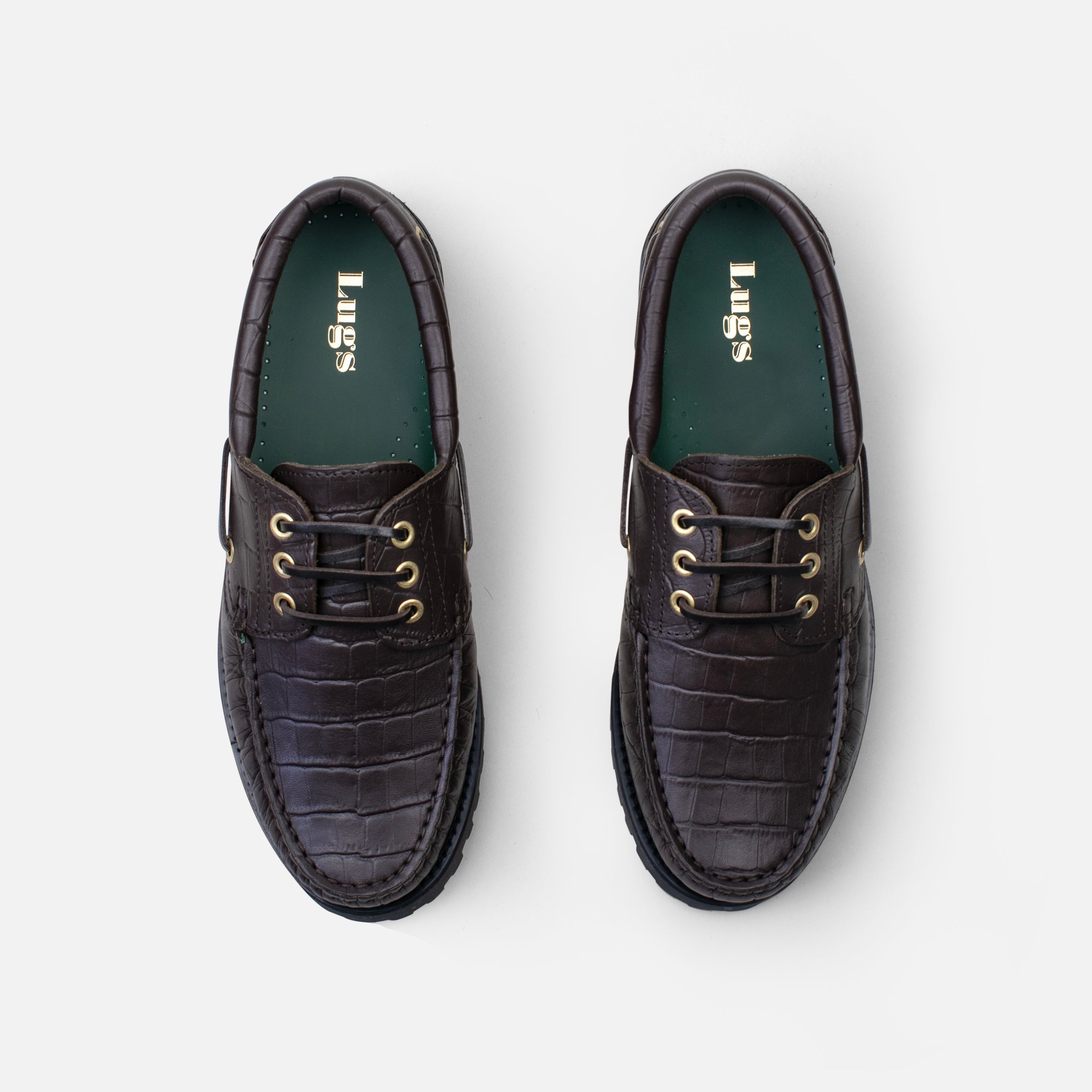 The Ally Deck, Walnut Croc