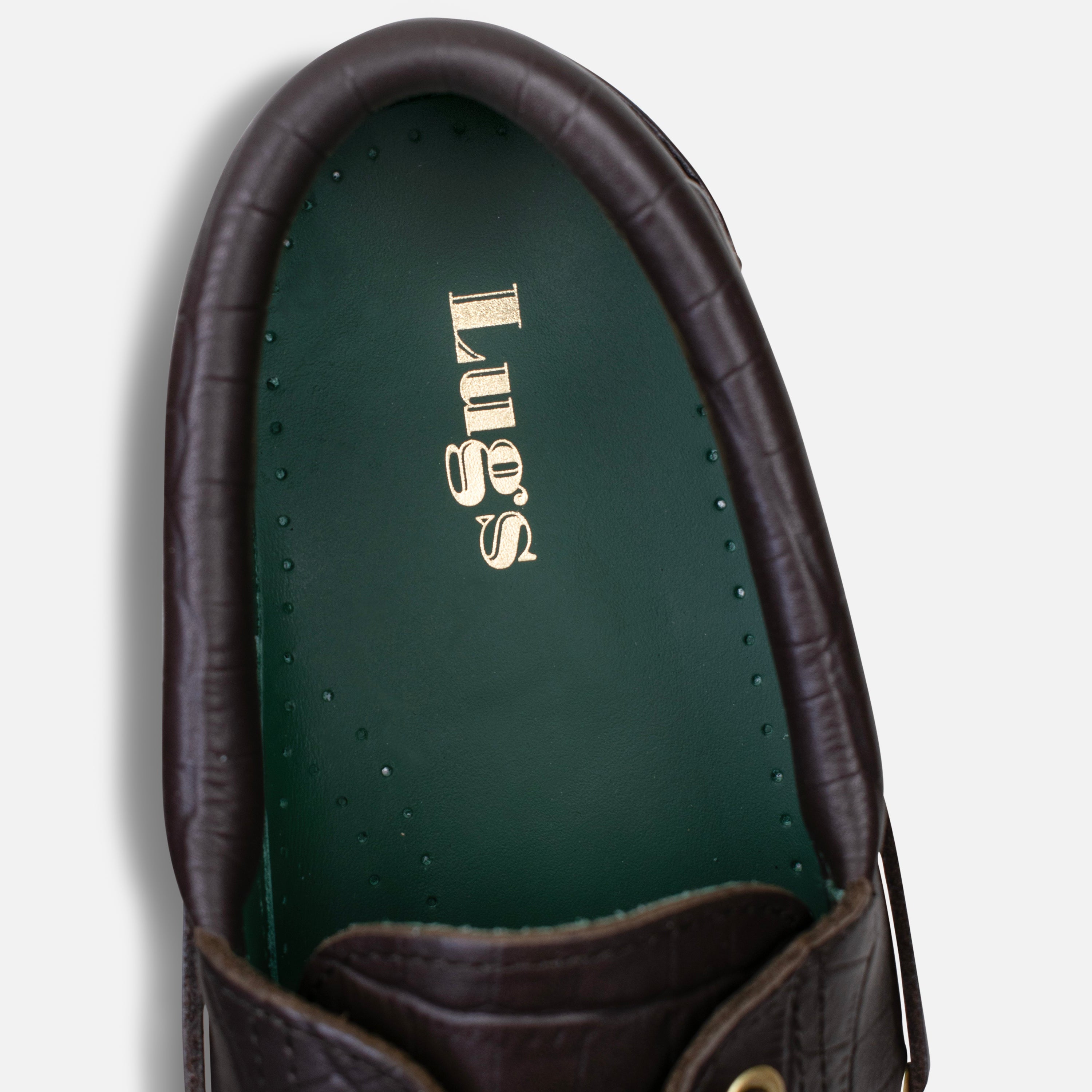 The Ally Deck, Walnut Croc