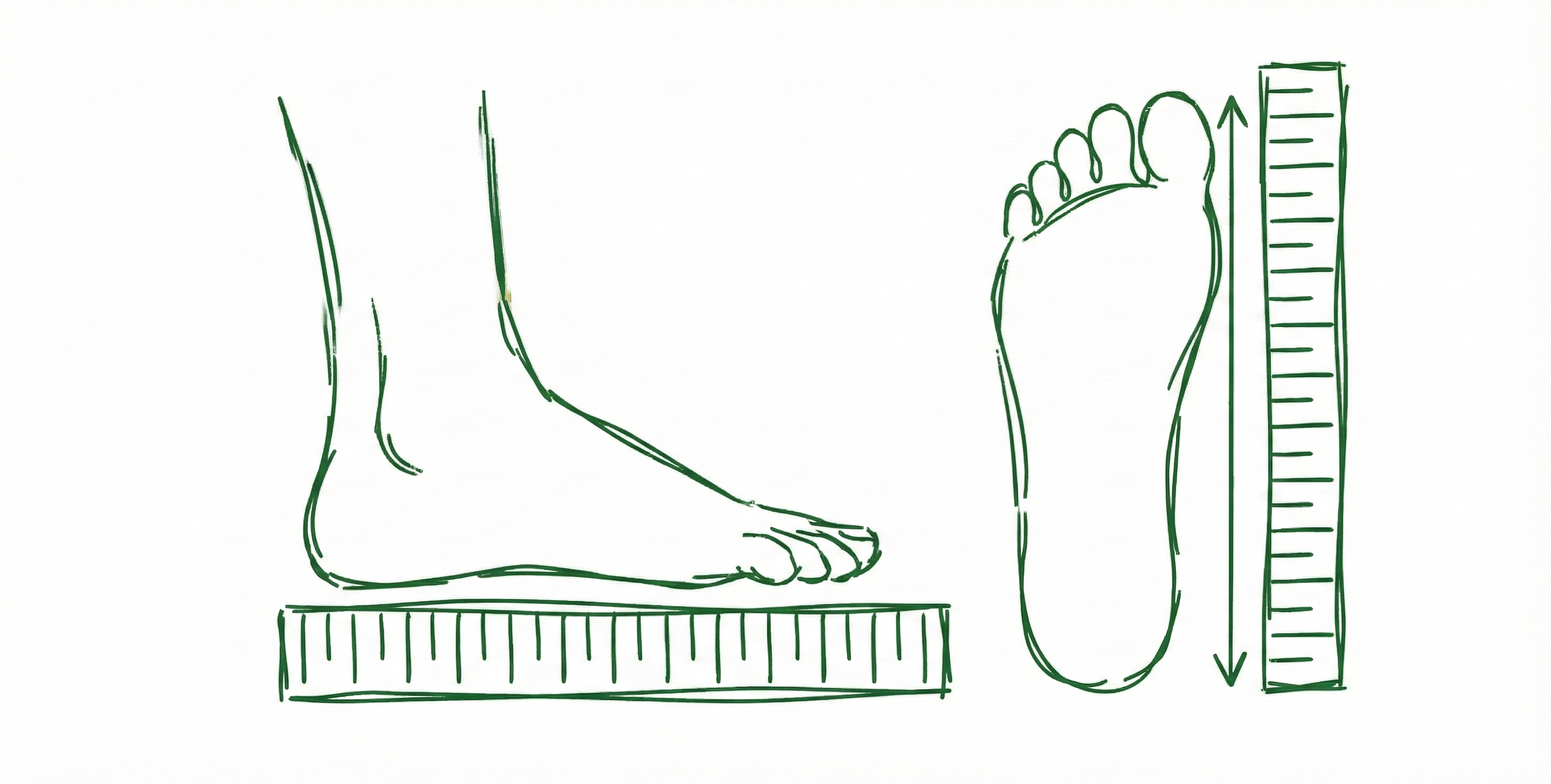 How to measure foot length