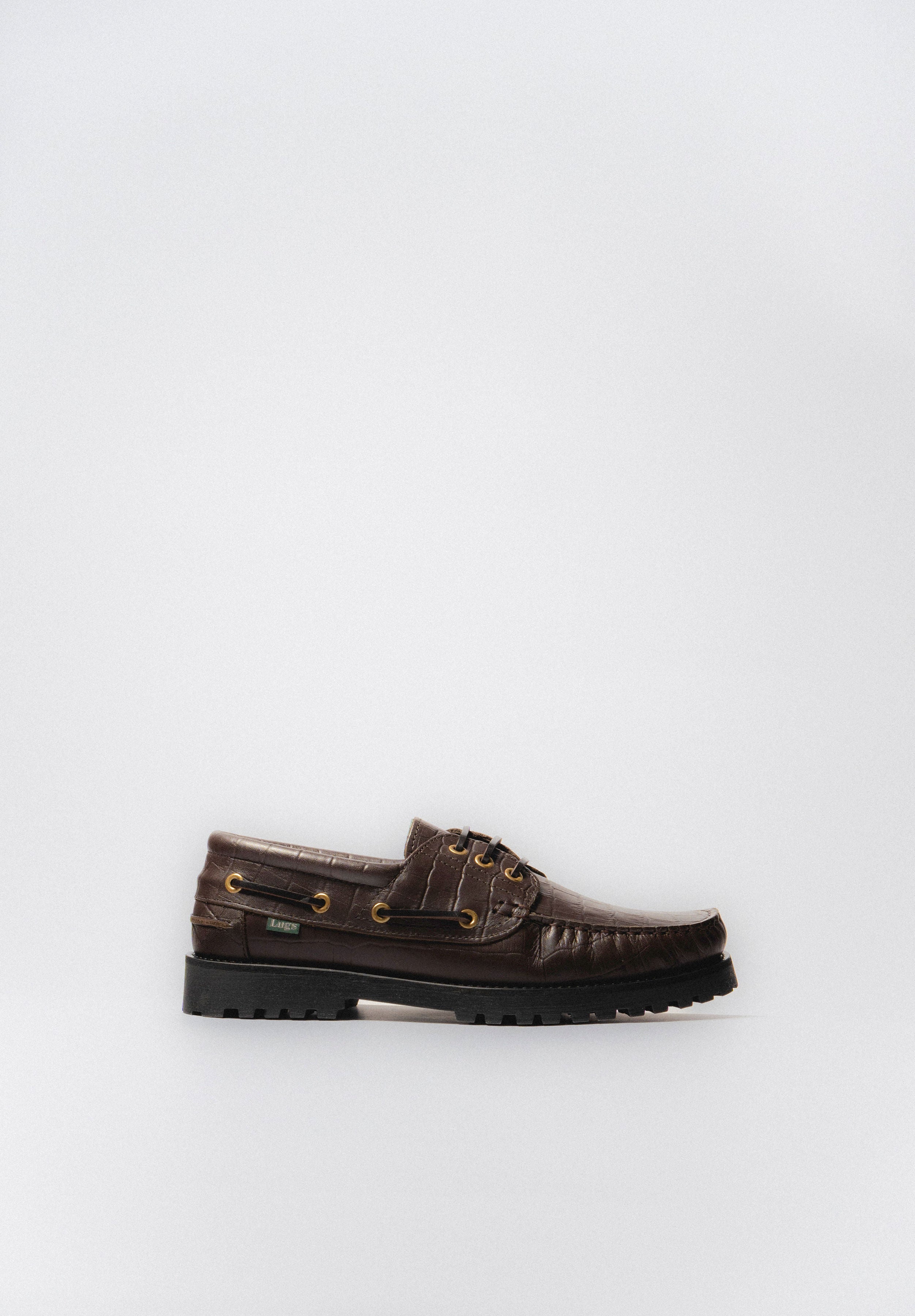 The Ally Deck, Walnut Croc